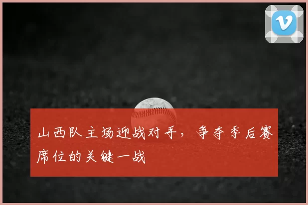 山西队主场迎战对手，争夺季后赛席位的关键一战